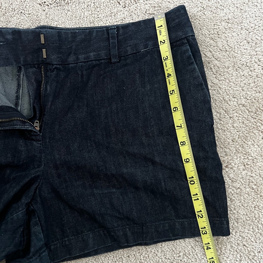 Final Price - LOFT - Dark Wash Denim Jean Shorts - Picture 5 of 6
